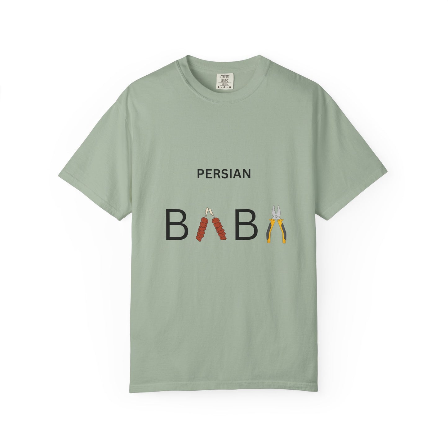 Persian Baba Father’s Day T-Shirt – Finglish Calligraphy Dad Graphic Tee for Iranian Fathers