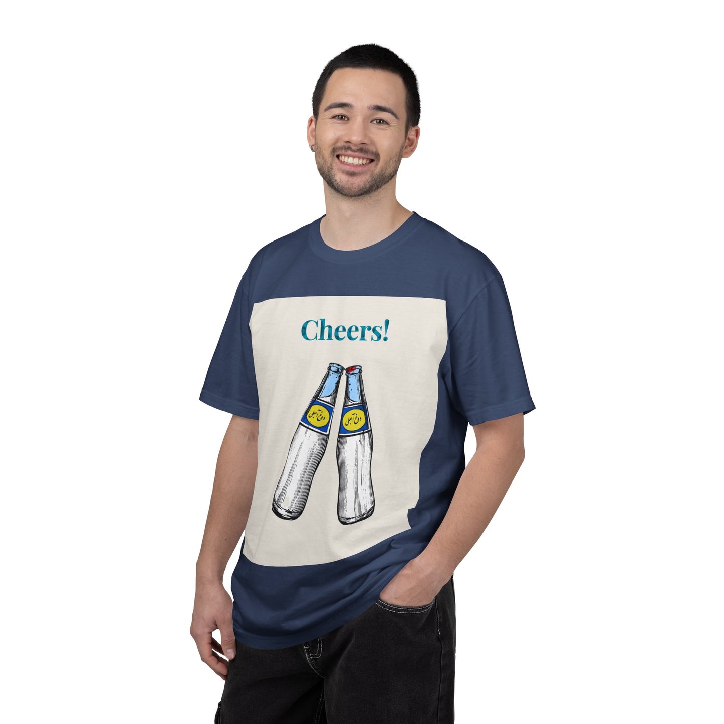 Unisex Cheers T-Shirt! Beer Bottle Cheers T-Shirt