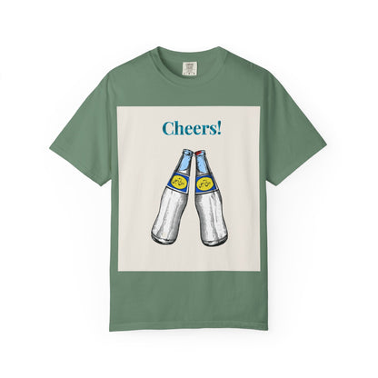 Unisex Cheers T-Shirt! Beer Bottle Cheers T-Shirt