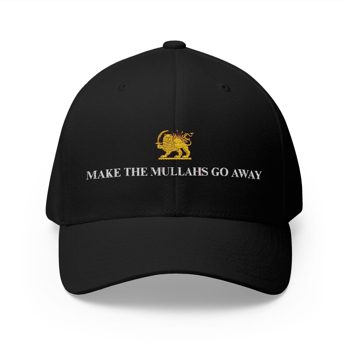Embroidered 'Make the Mullahs Go Away' Structured Cap
