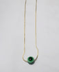 Resin Evil Eye Pendant Necklace (Gold or Silver)