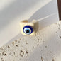 Colorful Acrylic Evil Eye Adjustable Ring