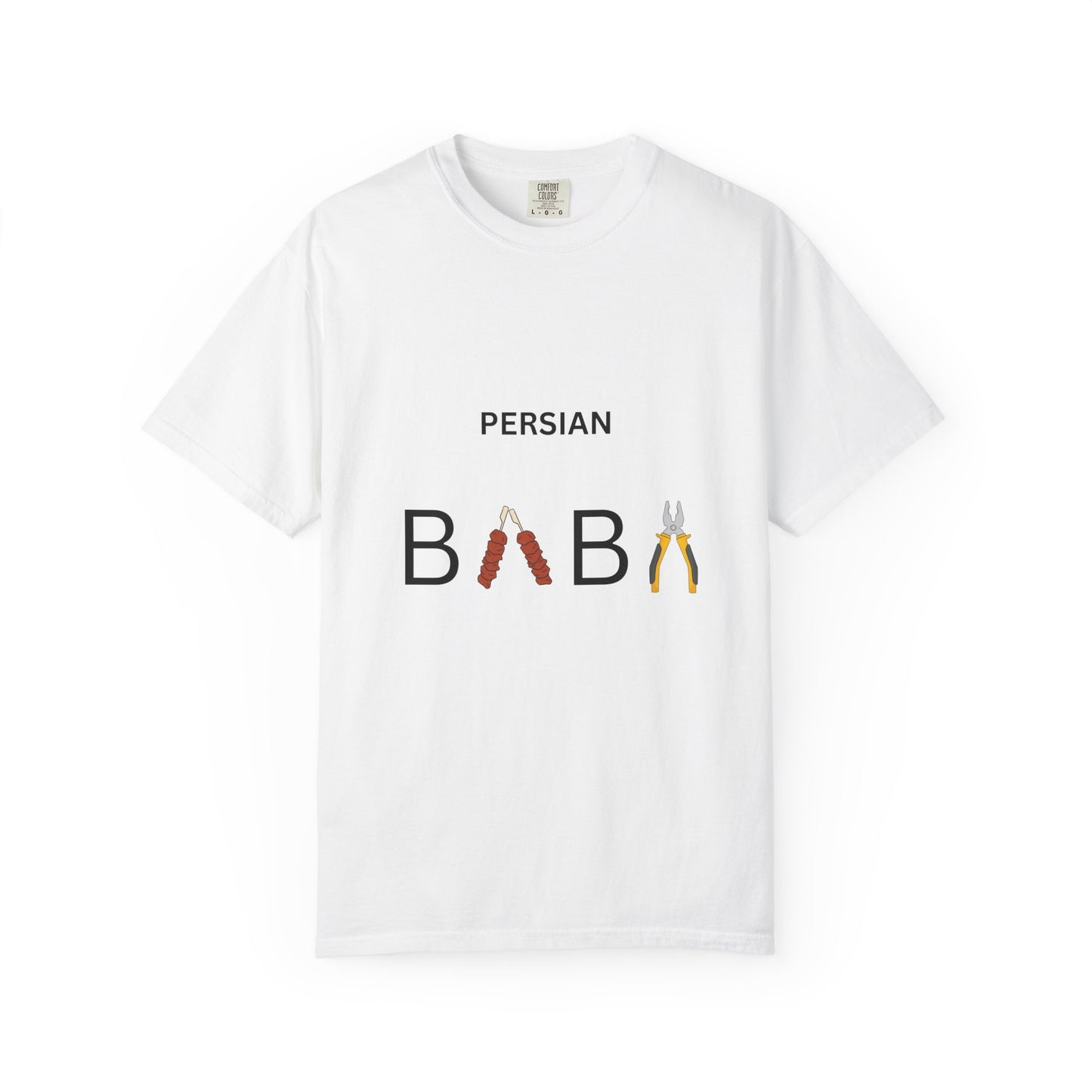 Persian Baba Father’s Day T-Shirt – Finglish Calligraphy Dad Graphic Tee for Iranian Fathers