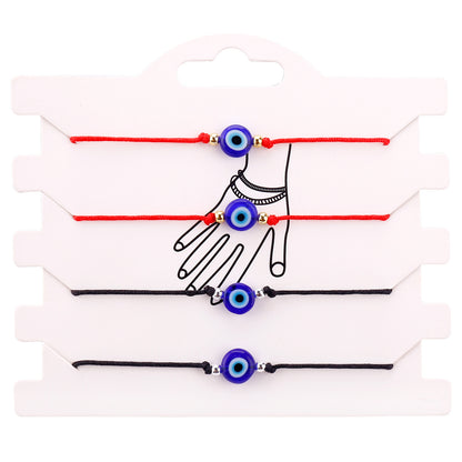 Woven Evil Eye Protection Bracelet (Single / Set Options)