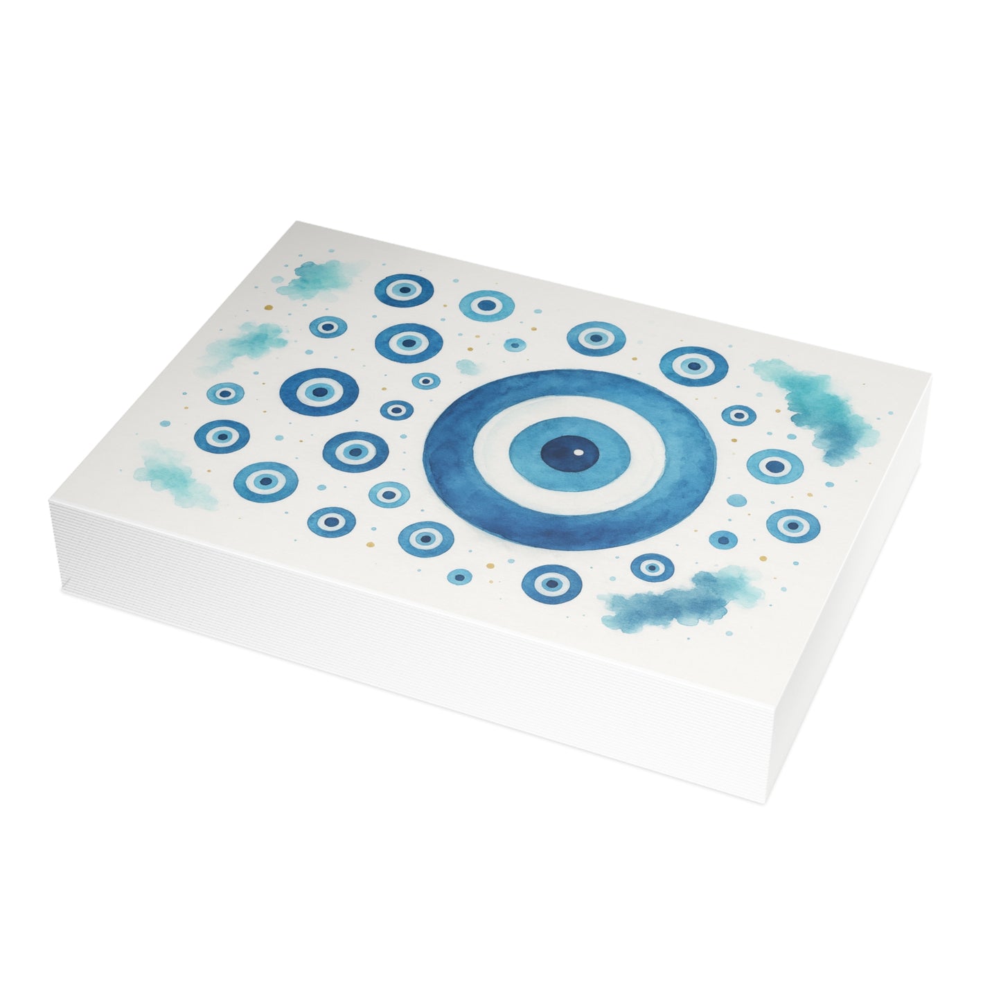 Evil Eye Nazar Postcard Bundle with Envelopes — Protective Nazar Blur Design