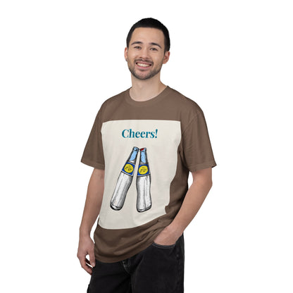 Unisex Cheers T-Shirt! Beer Bottle Cheers T-Shirt
