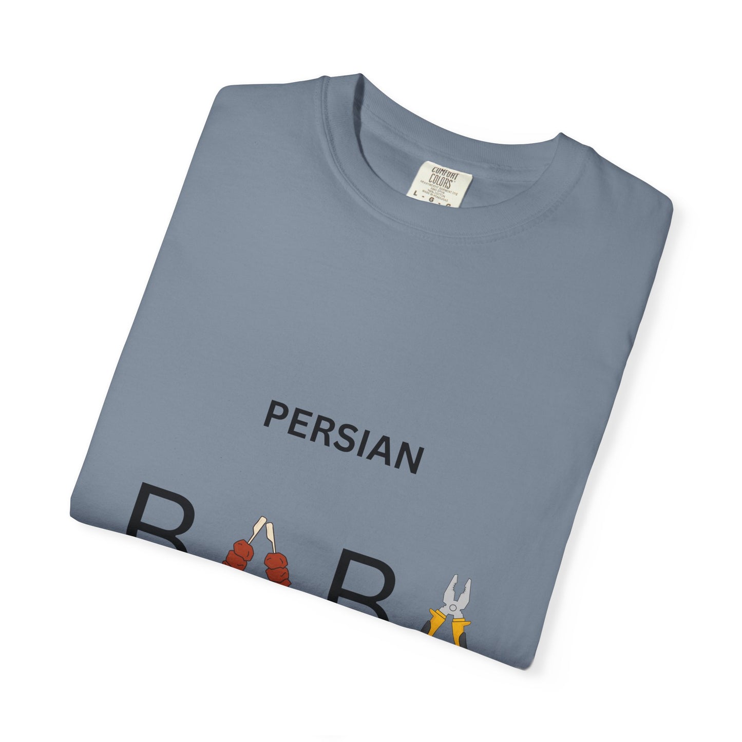 Persian Baba Father’s Day T-Shirt – Finglish Calligraphy Dad Graphic Tee for Iranian Fathers