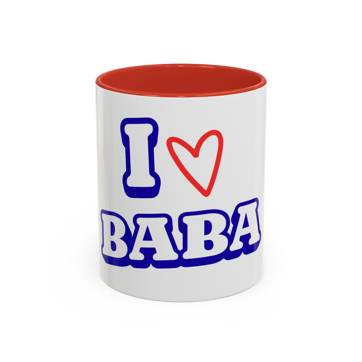 I Love Baba Persian Dad Mug – Father’s Day Coffee Cup Gift for Persian Fathers Day