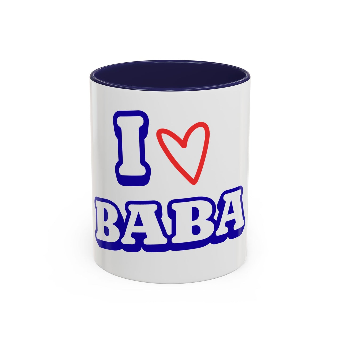 I Love Baba Persian Dad Mug – Father’s Day Coffee Cup Gift for Persian Fathers Day