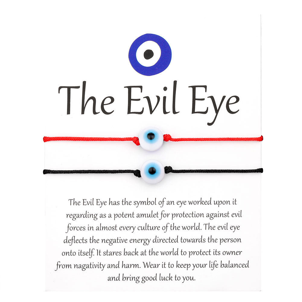 Woven Evil Eye Protection Bracelet (Single / Set Options)
