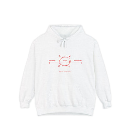 Minimalist 'Life' Compass Hoodie — Inspirational Graphic Pullover