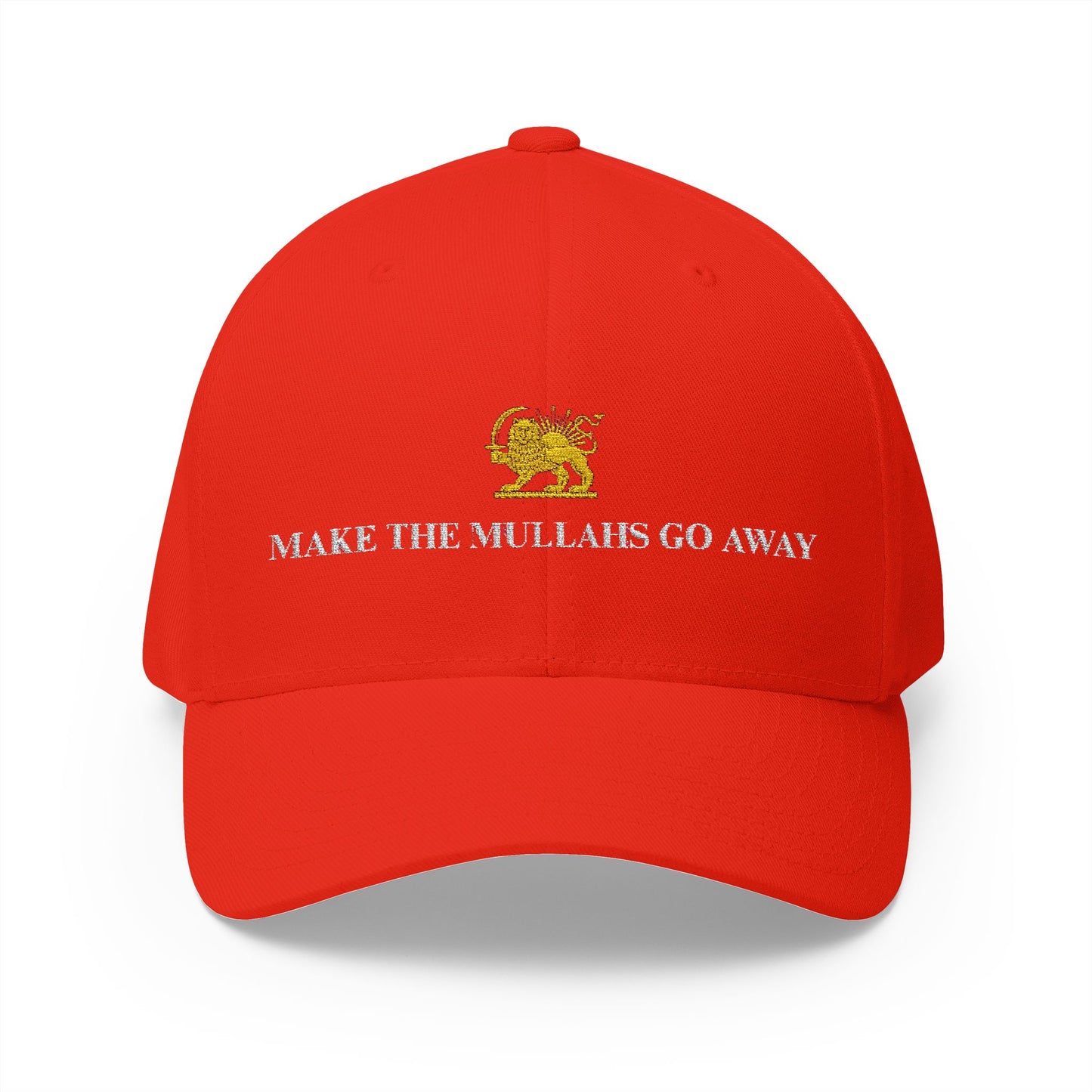 Embroidered 'Make the Mullahs Go Away' Structured Cap