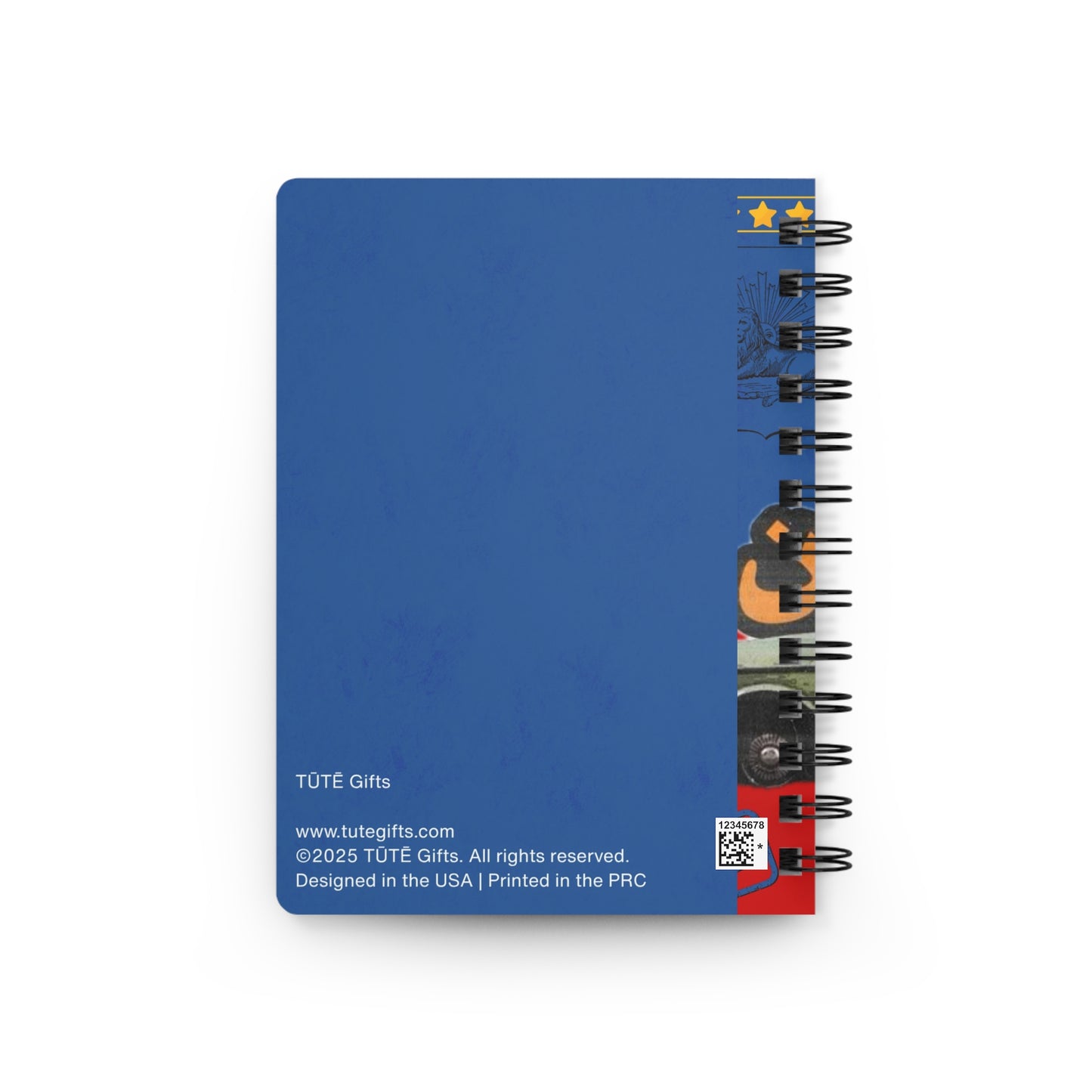 Vintage Car Spiral Notebook — Retro Persian Design Journal