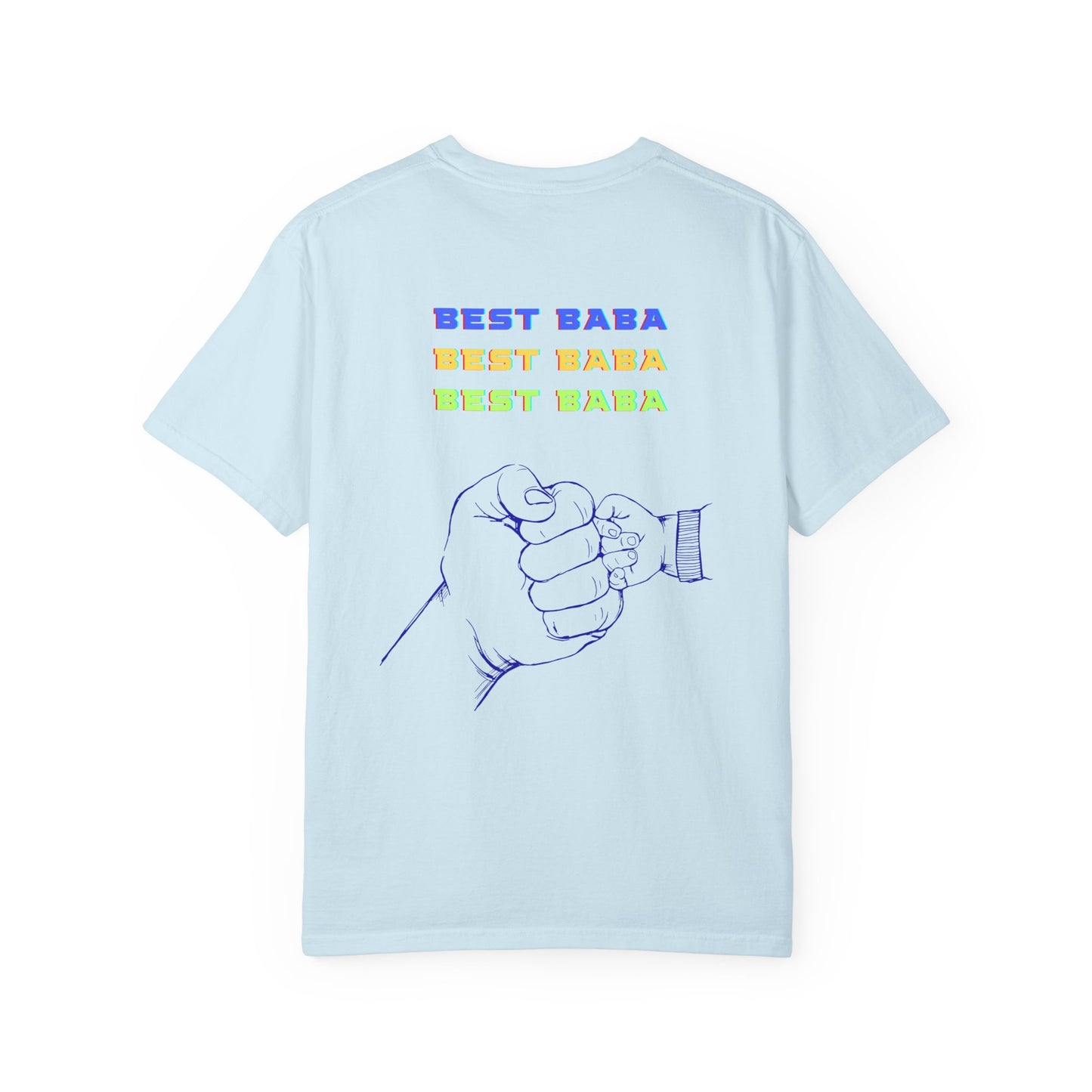 Best Baba Father’s Day T-Shirt – Persian Dad Fist Bump Graphic Tee Gift