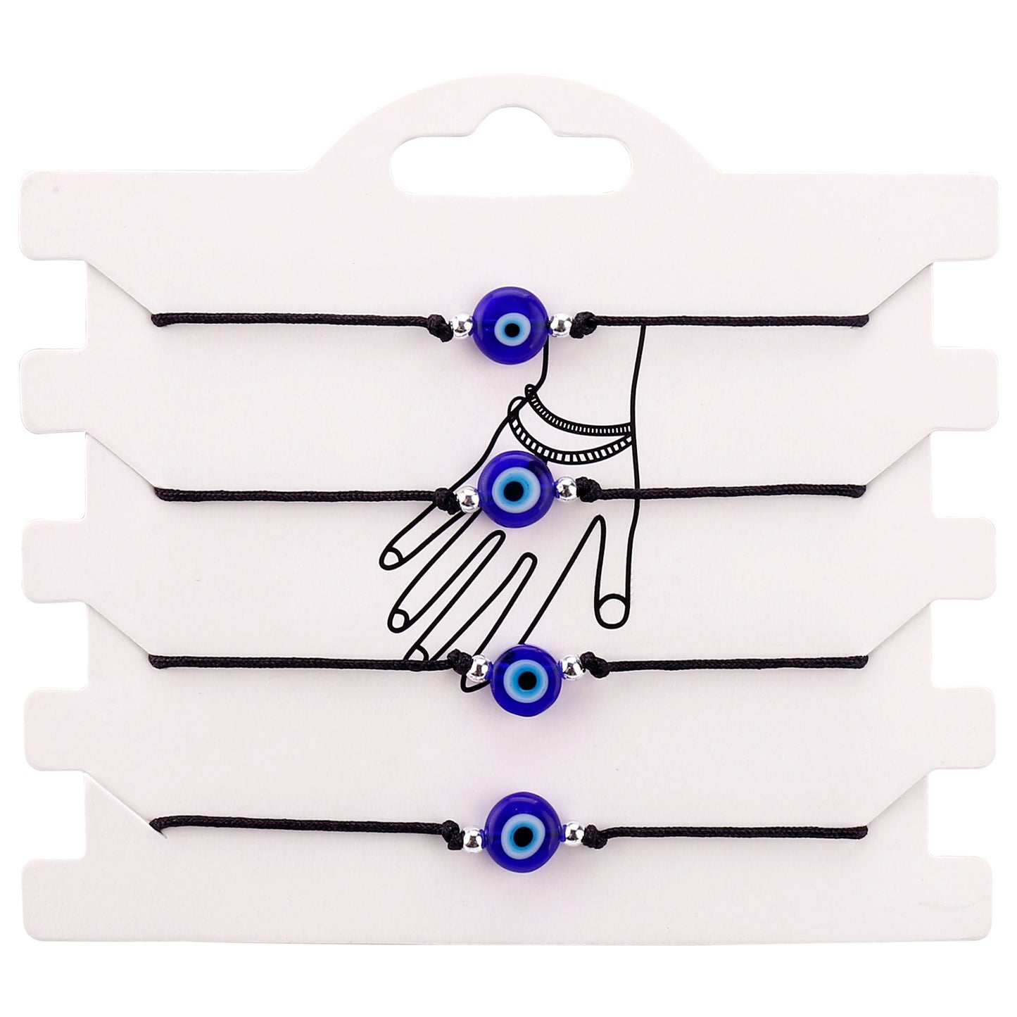 Woven Evil Eye Protection Bracelet (Single / Set Options)