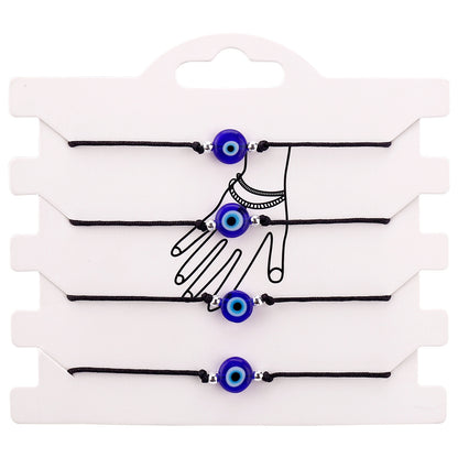 Woven Evil Eye Protection Bracelet (Single / Set Options)