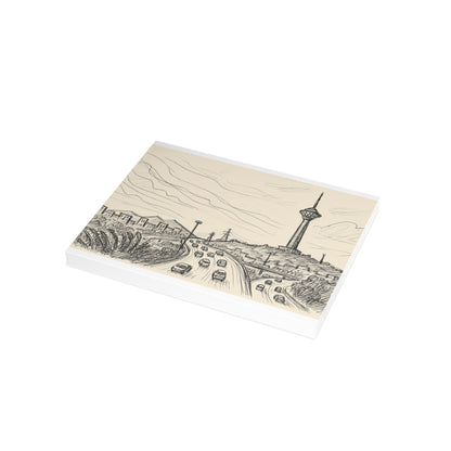 Tehran Milad Tower Postcard Bundle with Envelopes