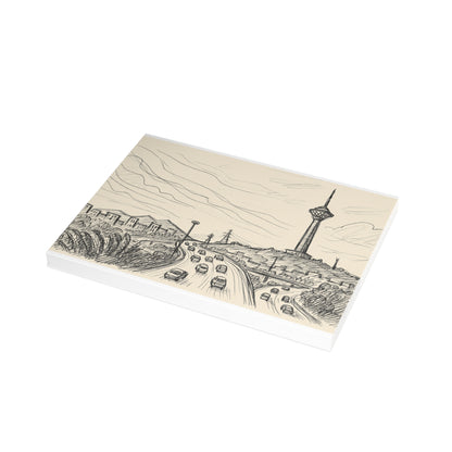 Tehran Milad Tower Postcard Bundle with Envelopes