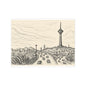 Tehran Milad Tower Postcard Bundle with Envelopes