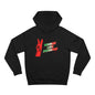 Peace & Freedom Hoodie — Red Victory Hand Graphic with "Now We Are Free" Text