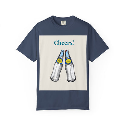 Unisex Cheers T-Shirt! Beer Bottle Cheers T-Shirt