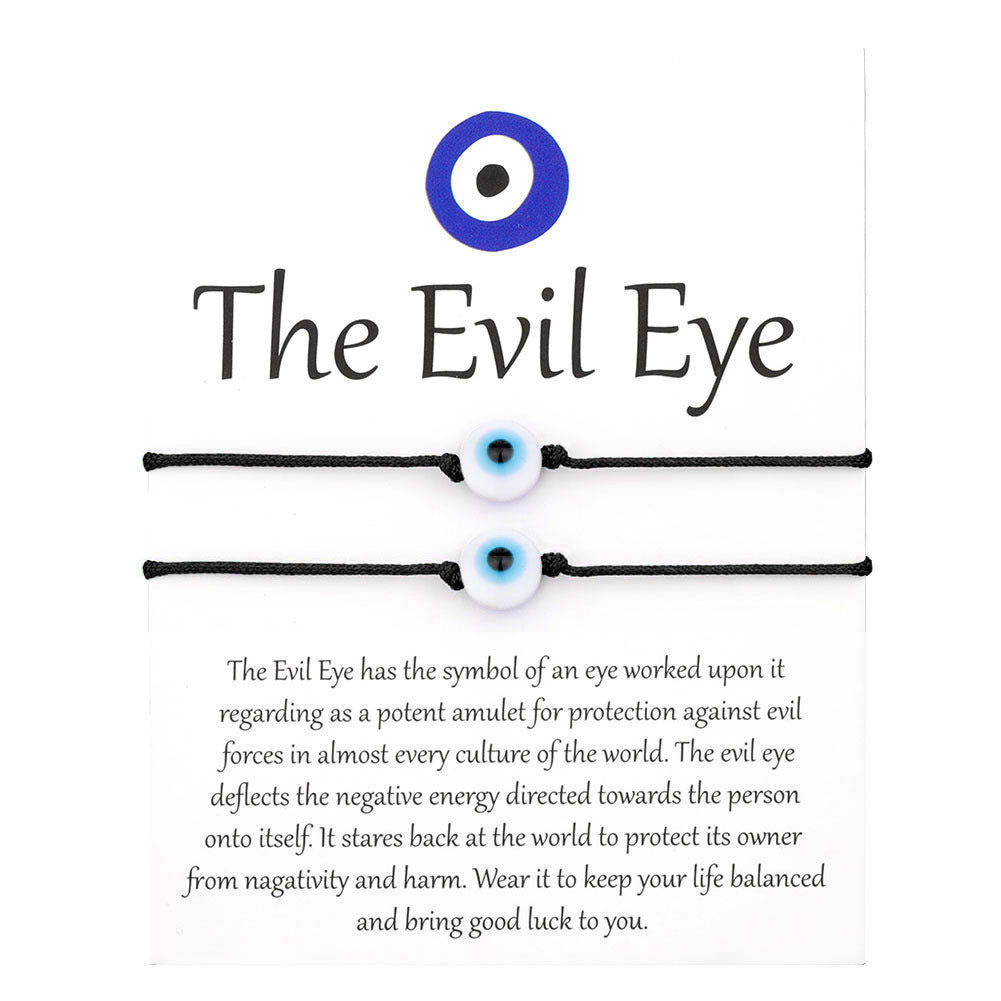 Woven Evil Eye Protection Bracelet (Single / Set Options)