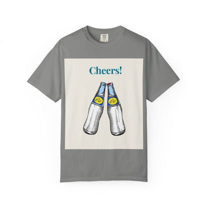 Unisex Cheers T-Shirt! Beer Bottle Cheers T-Shirt
