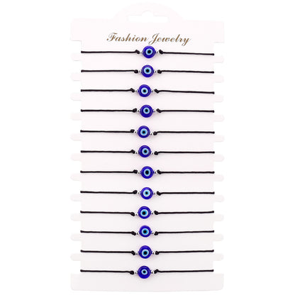 Woven Evil Eye Protection Bracelet (Single / Set Options)