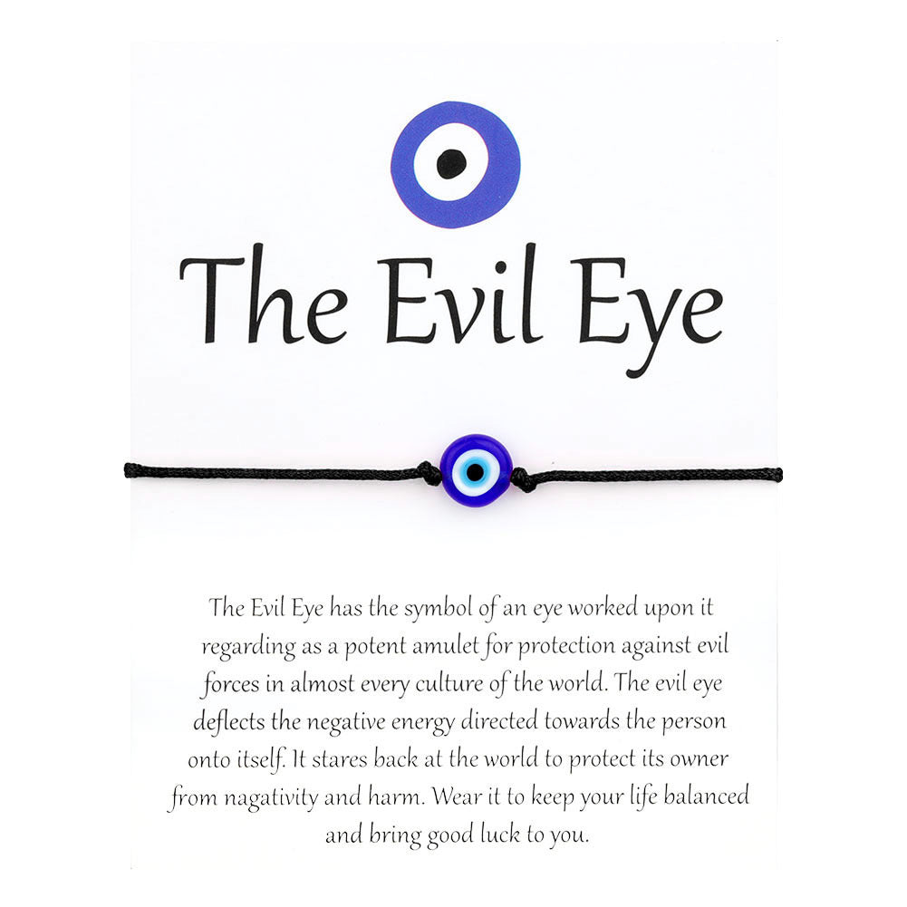 Woven Evil Eye Protection Bracelet (Single / Set Options)